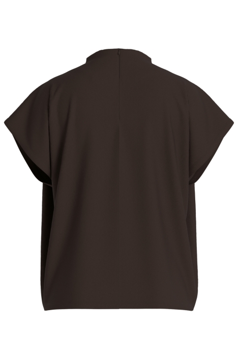 Vila bruine dames t-shirt | Achteraanzicht