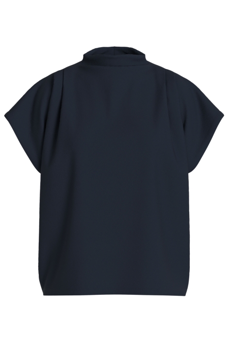 Vila blauwe dames t-shirt | Vooraanzicht