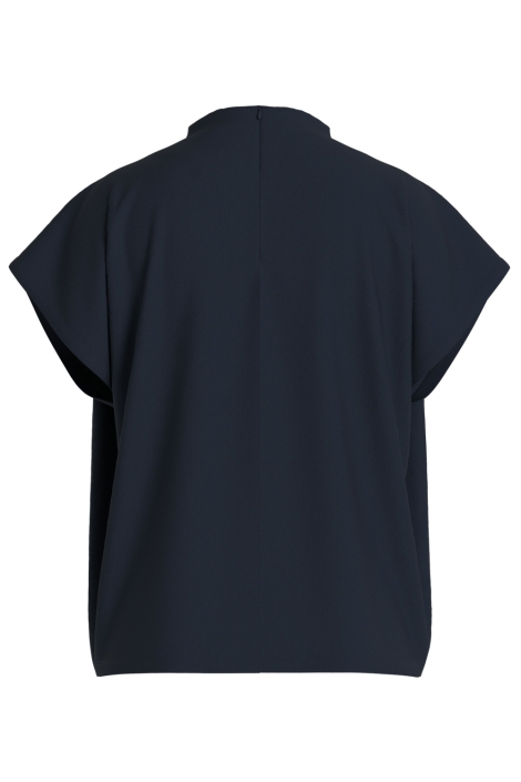 Vila blauwe dames t-shirt | Achteraanzicht