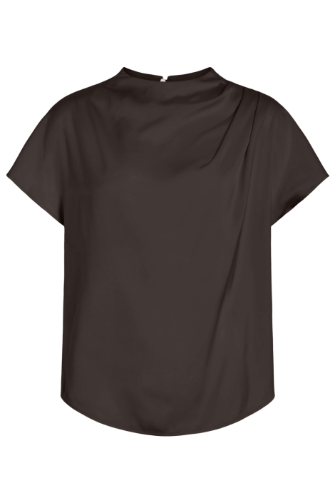 Vila bruine dames t-shirt | Vooraanzicht