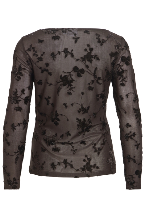 Vila bruine dames top | Achteraanzicht