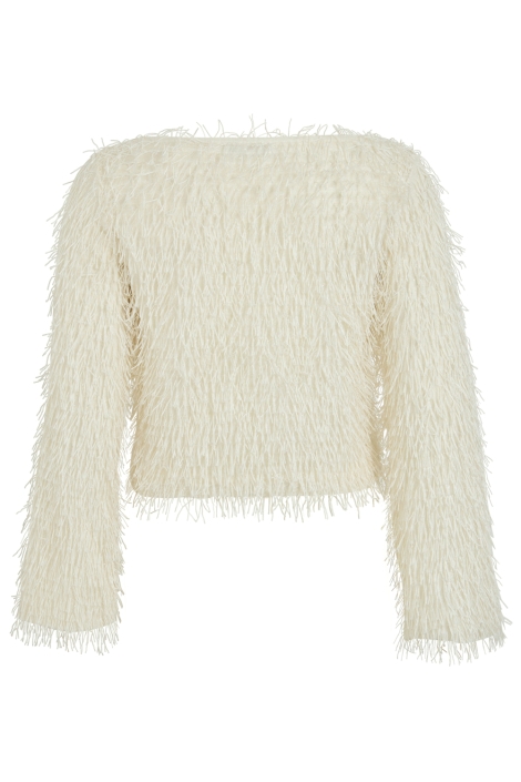 Vila beige dames t-shirt | Achteraanzicht