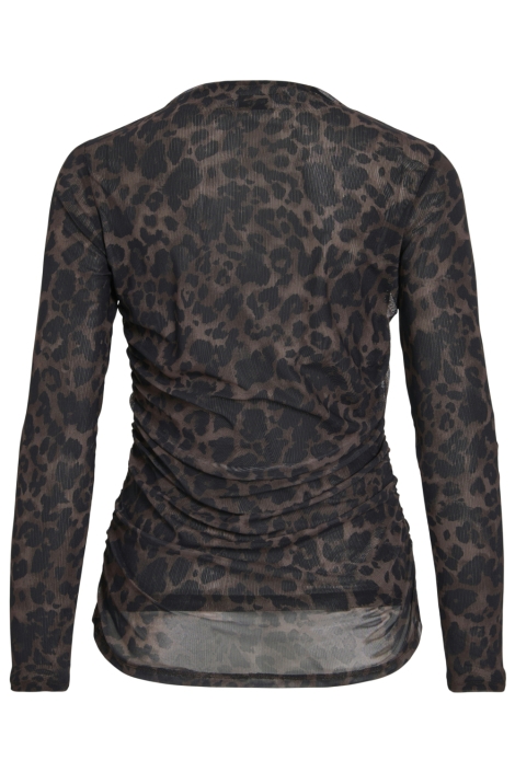 Vila bruine dames top | Achteraanzicht