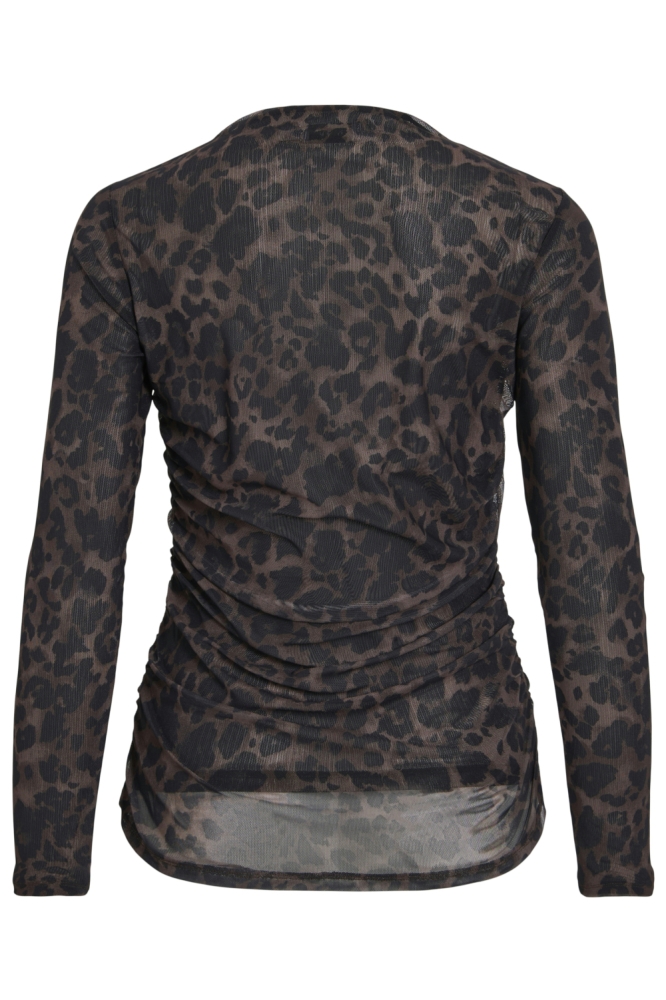 Vila bruine dames top | Achteraanzicht