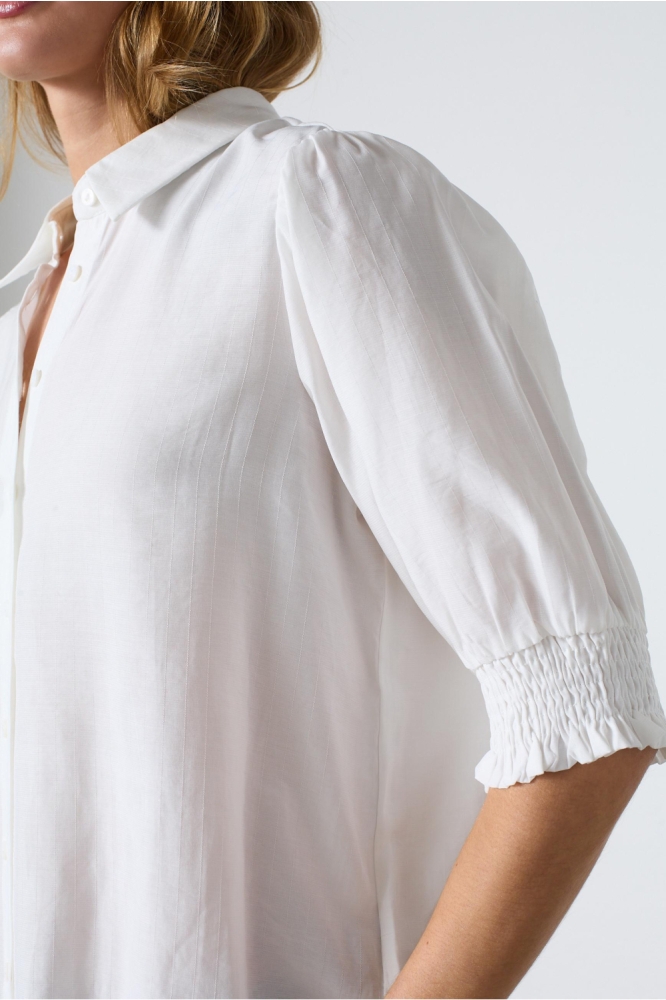 SisterS point witte dames blouse | Close up