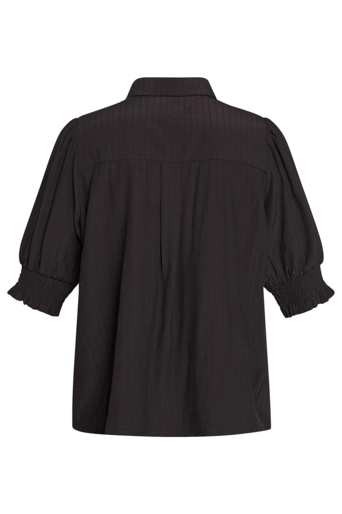 SisterS point zwarte dames blouse | Achteraanzicht