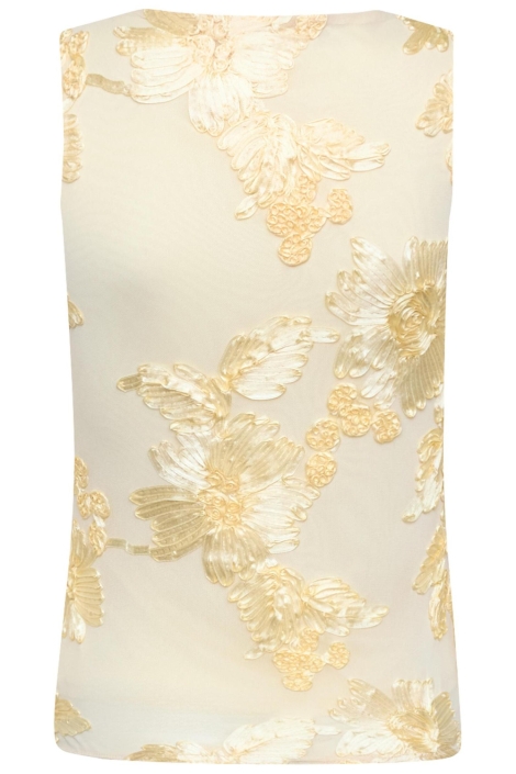 SisterS point gele dames top | Achteraanzicht