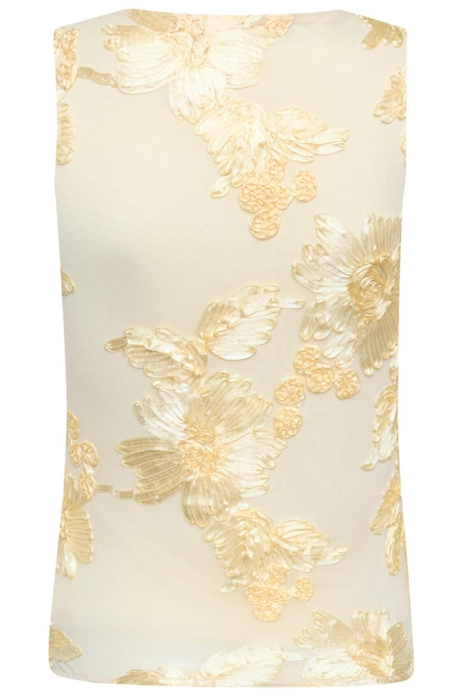 SisterS point gele dames top | Achteraanzicht