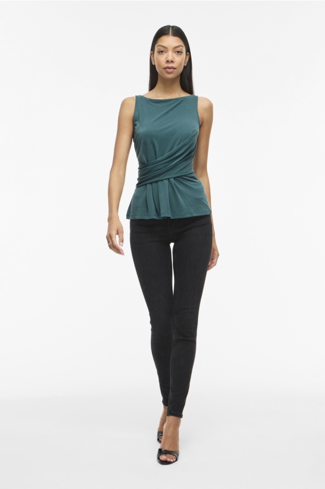 Vila groene dames top | Model