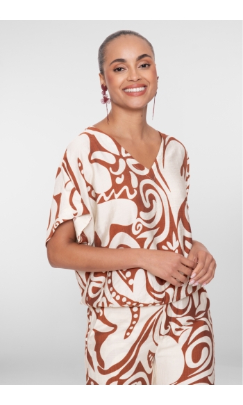 TOP BI COLOR 63435 26 Ecru/Tabacco