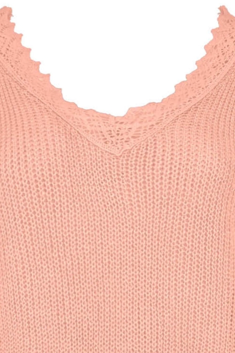 FOS Amsterdam roze dames top | Achteraanzicht