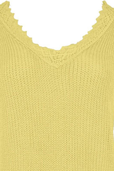 FOS Amsterdam gele dames top | Close up