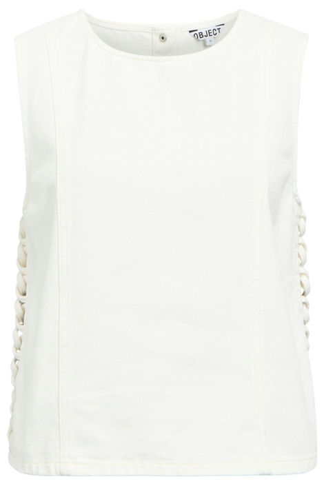 Object witte dames top | Vooraanzicht