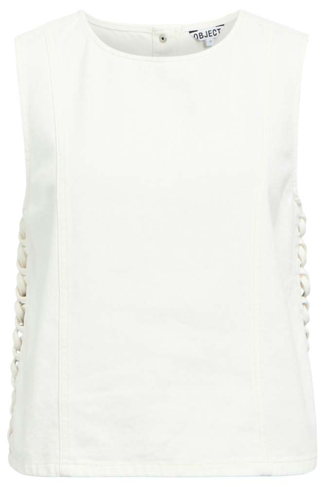 Object witte dames top | Vooraanzicht