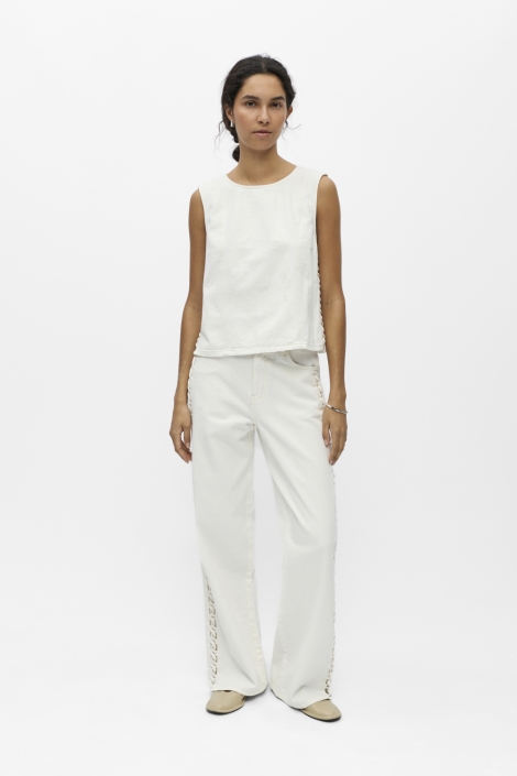 Object witte dames top | Model