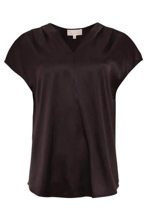Maicazz bruine dames t-shirt | Vooraanzicht