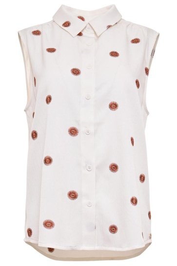 Maicazz Top TINA TOP SU26 60 315 OFF WHITE ORANGE