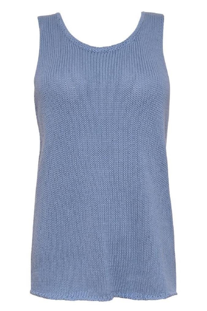 Maicazz blauwe dames top | Vooraanzicht