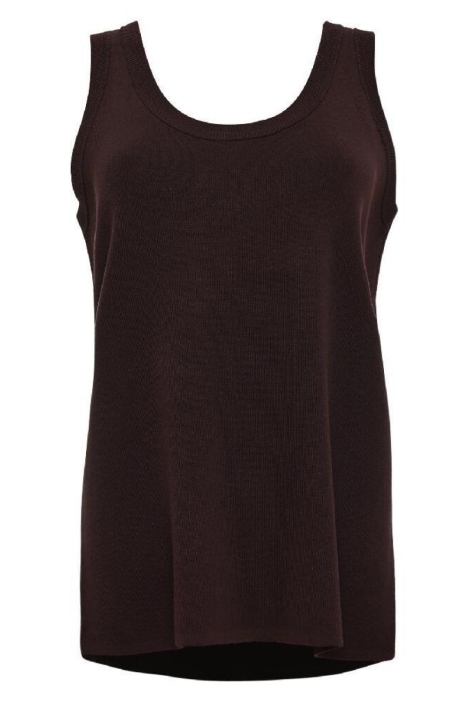 Maicazz bruine dames top | Vooraanzicht