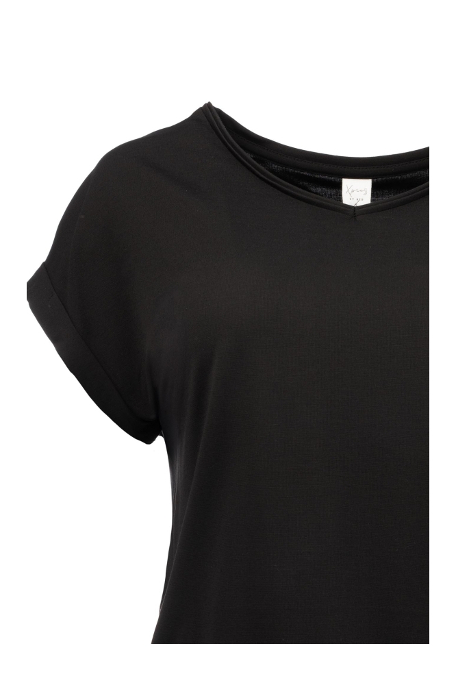 NED zwarte dames t-shirt | Close up