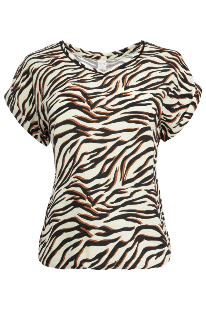 NED bruine dames t-shirt | Vooraanzicht