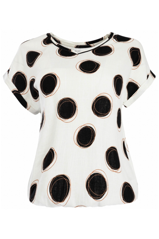 NED zwarte dames t-shirt | Vooraanzicht