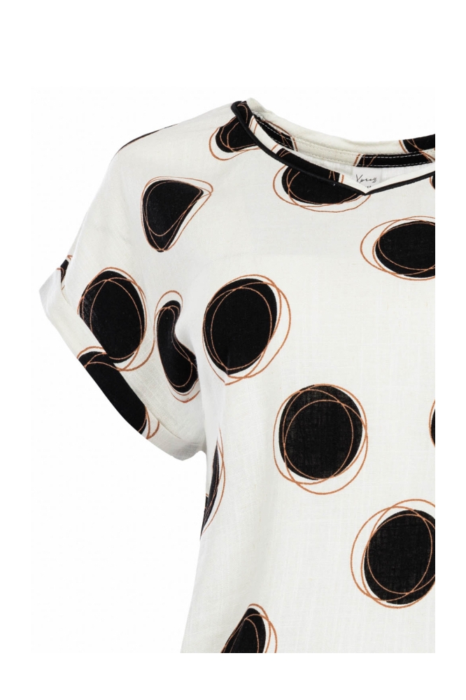 NED zwarte dames t-shirt | Close up