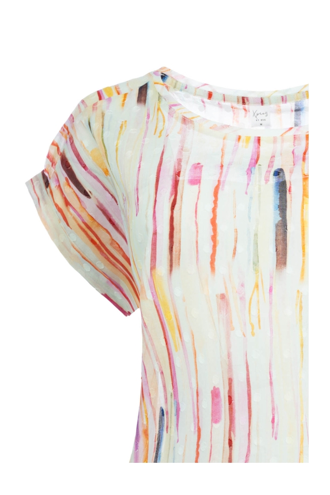 NED roze dames t-shirt | Close up