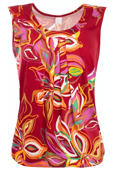 NED Top DAFNE SL RED FLAME HOT 26S5 X1955 02 Red