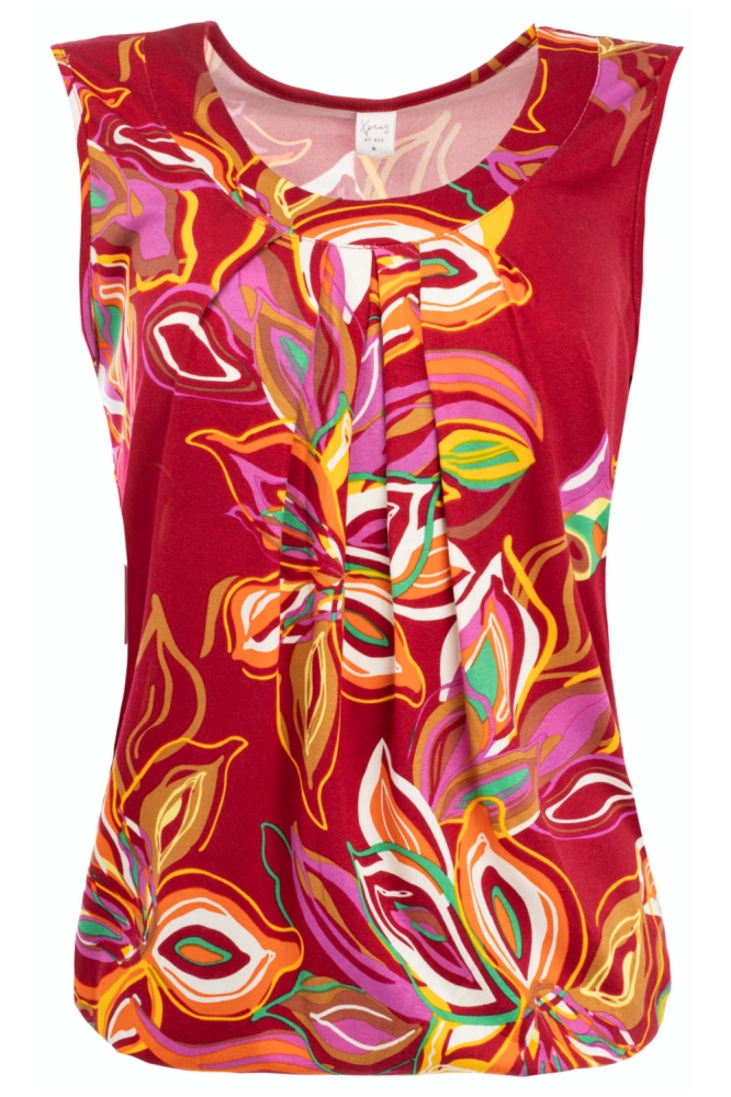 NED rode dames top | Vooraanzicht