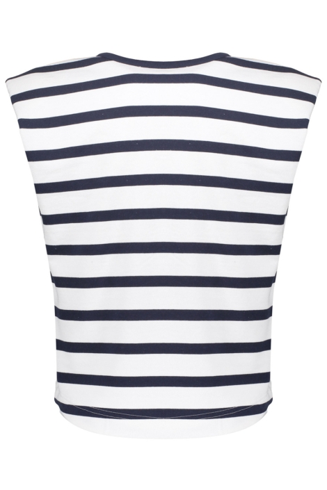 Geisha ecru dames top | Achteraanzicht