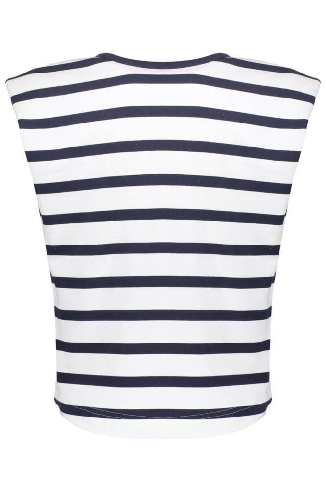 Geisha ecru dames top | Achteraanzicht