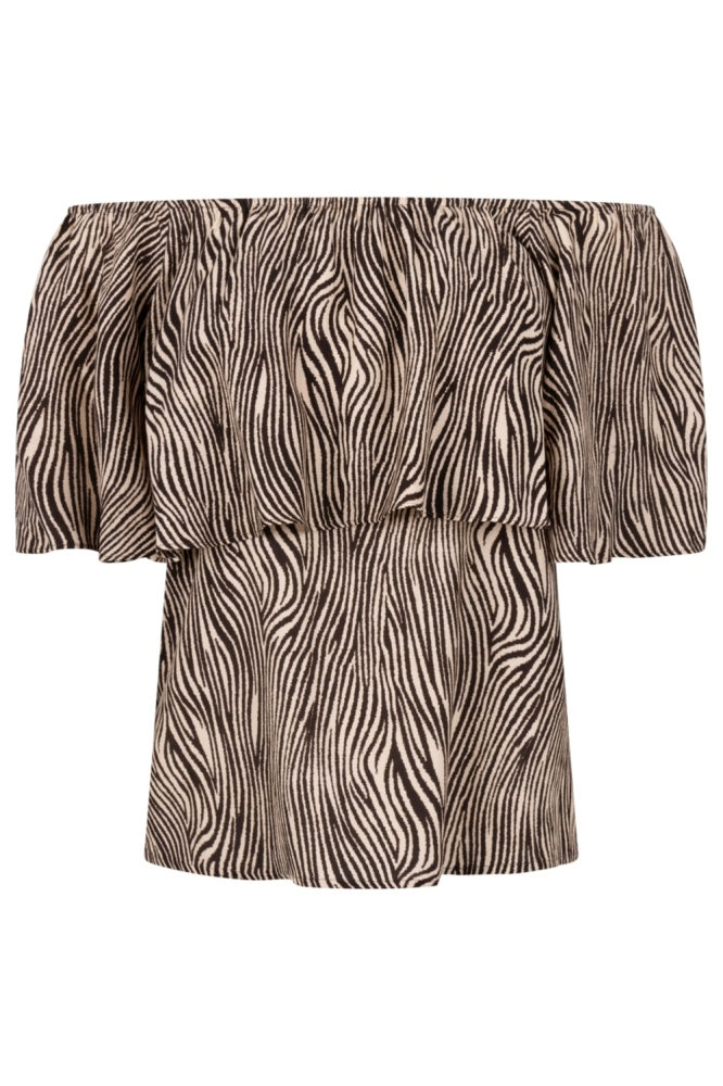 Aaiko bruine dames top | Vooraanzicht