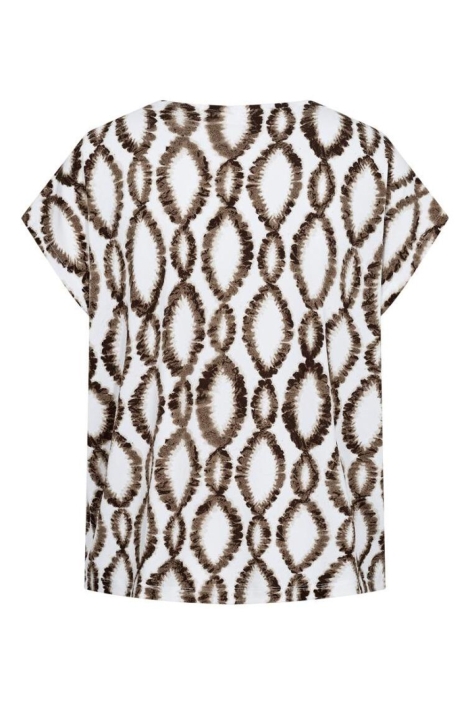 Freequent witte dames t-shirt | Achteraanzicht