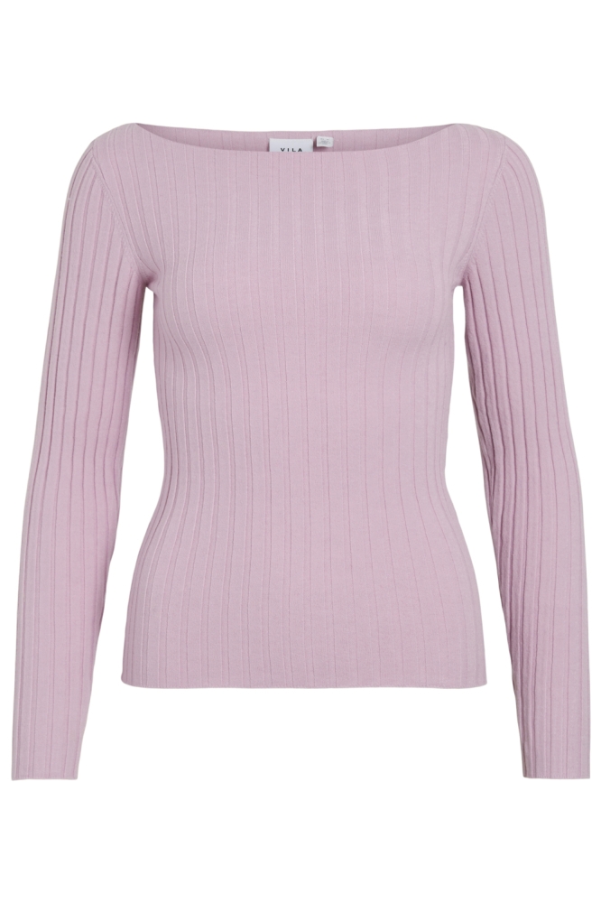 Vila roze dames trui | Vooraanzicht