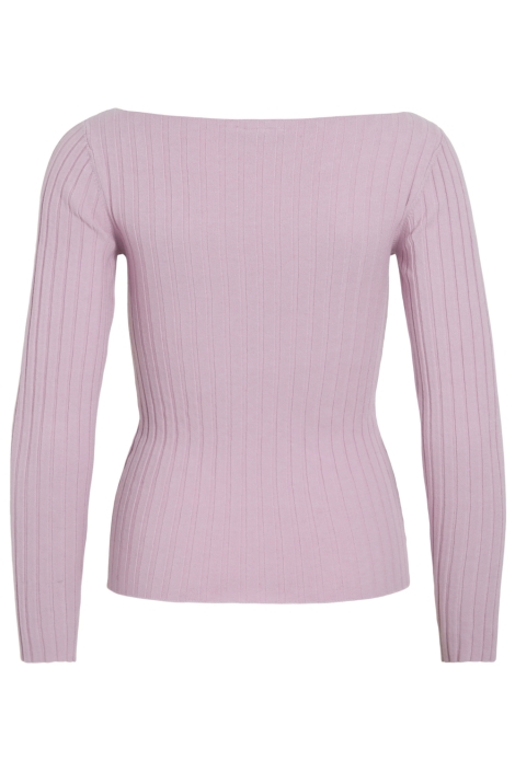 Vila roze dames trui | Achteraanzicht