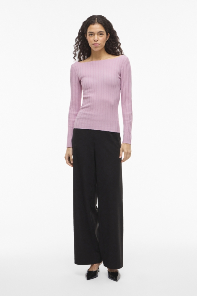 Vila roze dames trui | Model