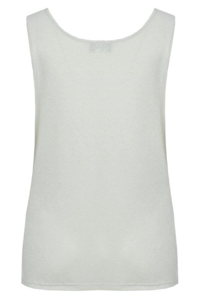C&S The Label witte dames top | Achteraanzicht