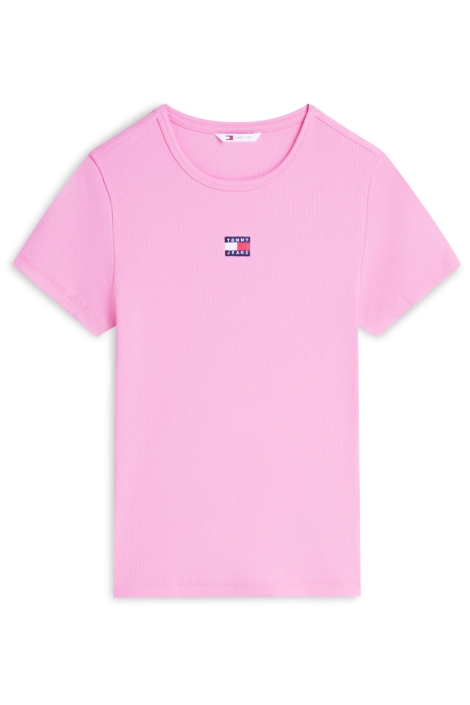 Tommy Jeans roze dames t-shirt | Vooraanzicht