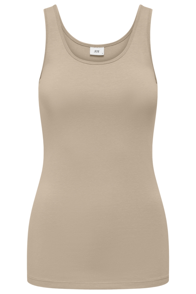 Jacqueline de Yong beige dames top | Vooraanzicht