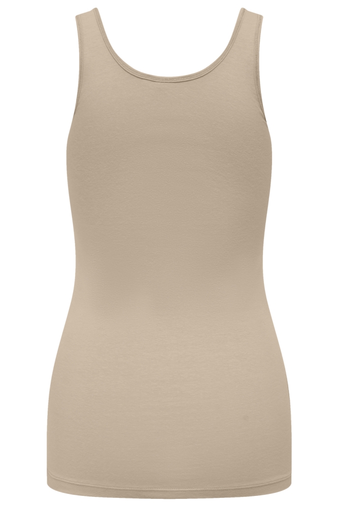 Jacqueline de Yong beige dames top | Achteraanzicht