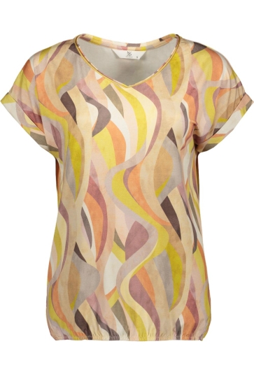 NED T-shirt NOX P SS COLORED PASTEL WAFES 26S3 RP093 04 903 COLORED