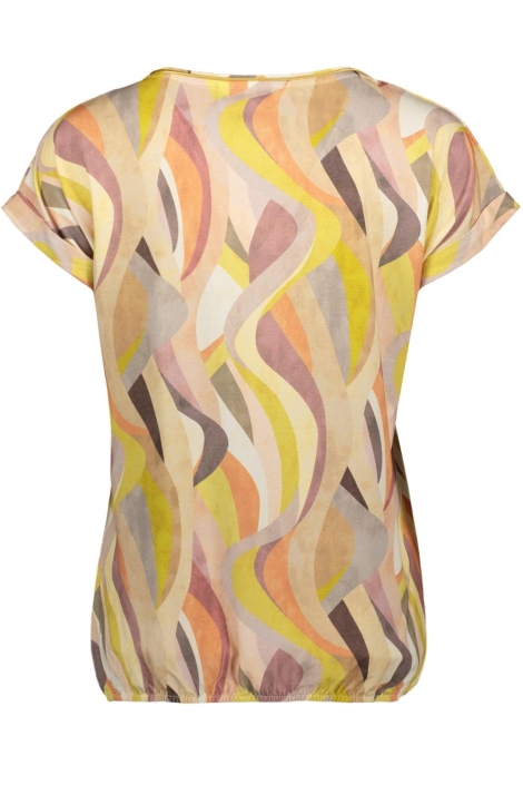 NED gele dames t-shirt | Achteraanzicht