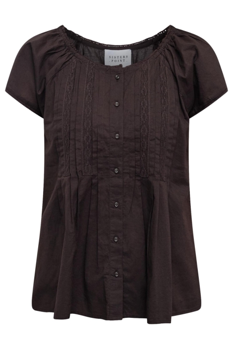 SisterS point bruine dames t-shirt | Vooraanzicht