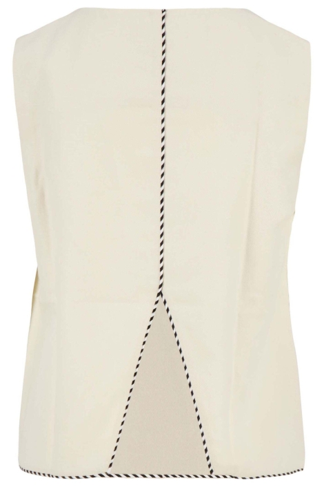 Zusss beige dames top | Achteraanzicht