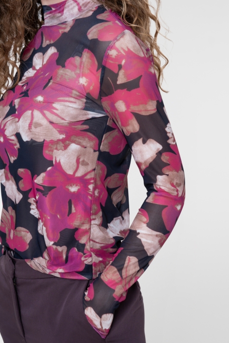 Geisha zwarte dames top | Close up