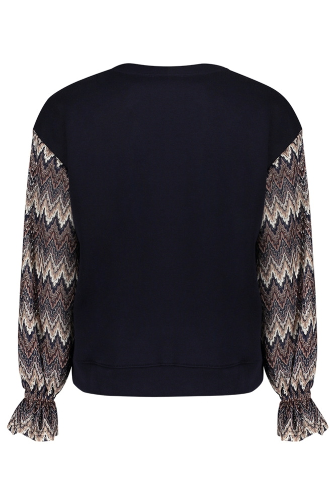 Geisha beige dames sweater | Achteraanzicht