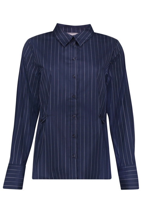 Geisha blauwe dames blouse | Vooraanzicht