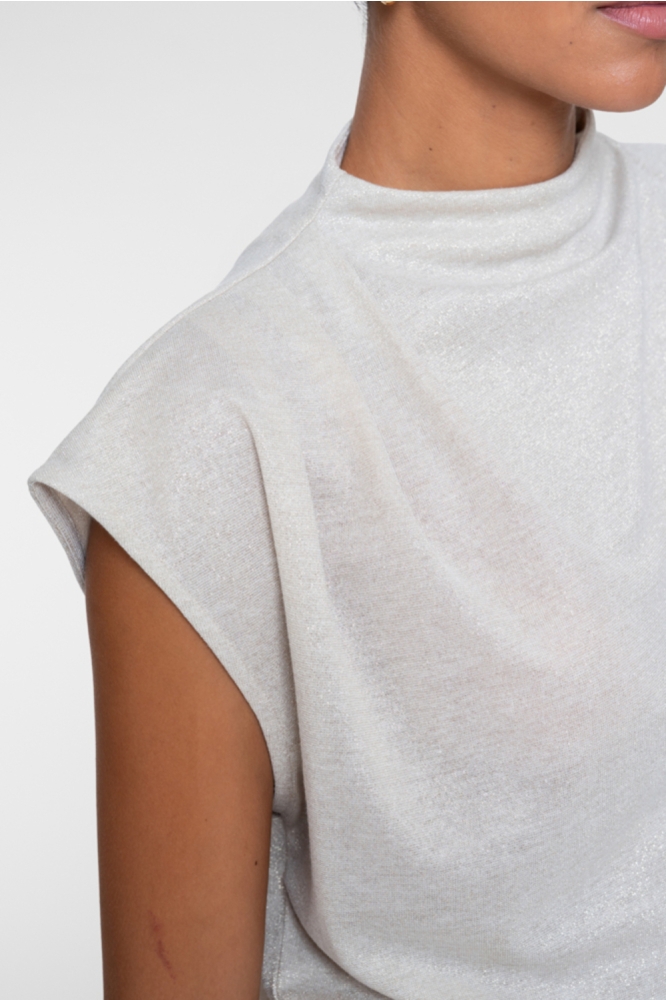 Geisha gouden dames top | Close up