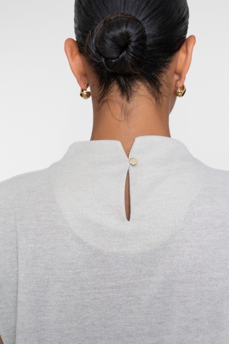 Geisha gouden dames top | Kleurstaal